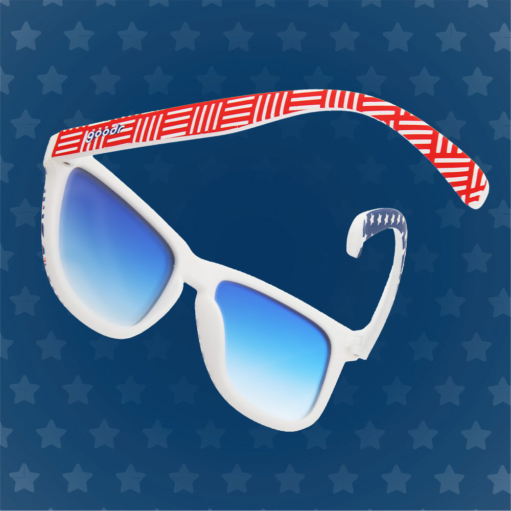 RED WHITE BLUE USA SUNGLASSES